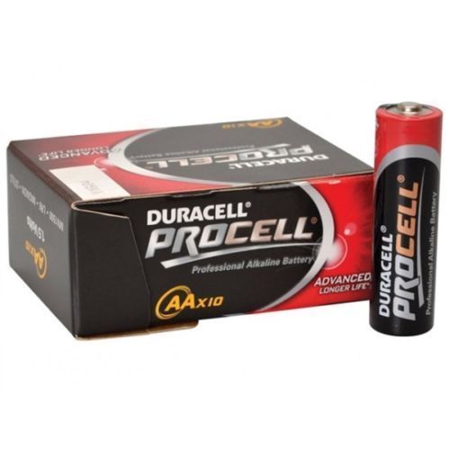 10 x AA PROCELL DURACELL BATTERIES PROFESSIONAL